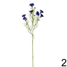 Umelé kvety Čakanka v bielej a modrej farbe, 73 cm vysoké.