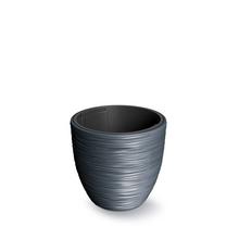 DBFU470 OBAL+VKLAD FURU ANTR. 47X47XV38,5CM - Okrúhly nízky s vkladom | FLORASYSTEM
