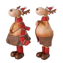 SOBÍCI HNE/ČERV. ŠÁL, ČIAPKA MIX/2 POLY 5,5*6*15CM - FLORASYSTEM