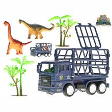 Auto nákladné 14cm na zotrvačník s dinosaurami 6ks v DBX - autíčka, motorky, vlaky, lietadlá | FLORASYSTEM