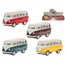 Autobus VW Classic 1962 1:64 kov na spätný chod 4farby - Autíčka, motorky, vlaky, letadla | FLORASYSTEM
