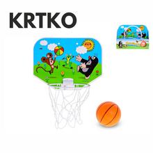 Basketbalový kôš KRTKO 33x25cm s loptou 9cm - športové doplnky | FLORASYSTEM