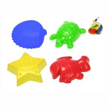 Formičky na piesok 10-11cm 4ks 10m+ v sieťke - Písek | FLORASYSTEM