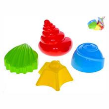 Formičky na piesok mušličky 7-9cm 4ks - Písek | FLORASYSTEM