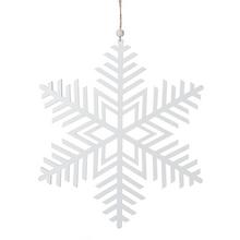 ZÁVES VLOČKA BIELA 17,5x0,5x24,8CM - Vločky a hvězdy | FLORASYSTEM