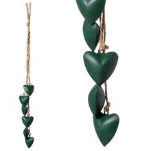 ZÁVES ZVONCE SRDCE KOV ZEL.40CM - FLORASYSTEM