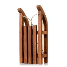 SÁNKY DEKOR. DREVO 24*11*6.5CM - FLORASYSTEM