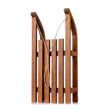 SÁNKY DEKOR DREVO 17.5*10*38CM - Saně | FLORASYSTEM