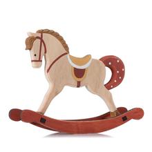 KONÍK HÚPACÍ DREVO NATUR/ČER. 22,5x6x16CM - Koník | FLORASYSTEM