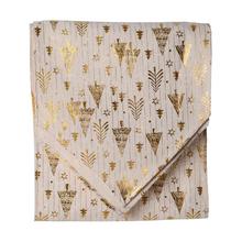 VIAN. ŠTÓLA NA STÔL VZ. STROM BÉŽ/ZLA TEXTIL 32*150CM - FLORASYSTEM