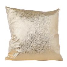 VANKÚŠ VZ. BODKY KRÉ/ZLA ZAM/TEXTIL 43*43CM 350G NÁPLŇ - Ubrus, polštář, deka | FLORASYSTEM