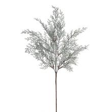 VETVIČKA TUJA ZASNEŽENÁ BLEDÁ 62CM - Čečina konár | FLORASYSTEM