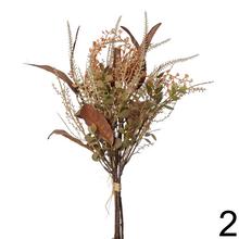 Umelé kvety mix zelene a trávy, 46 cm