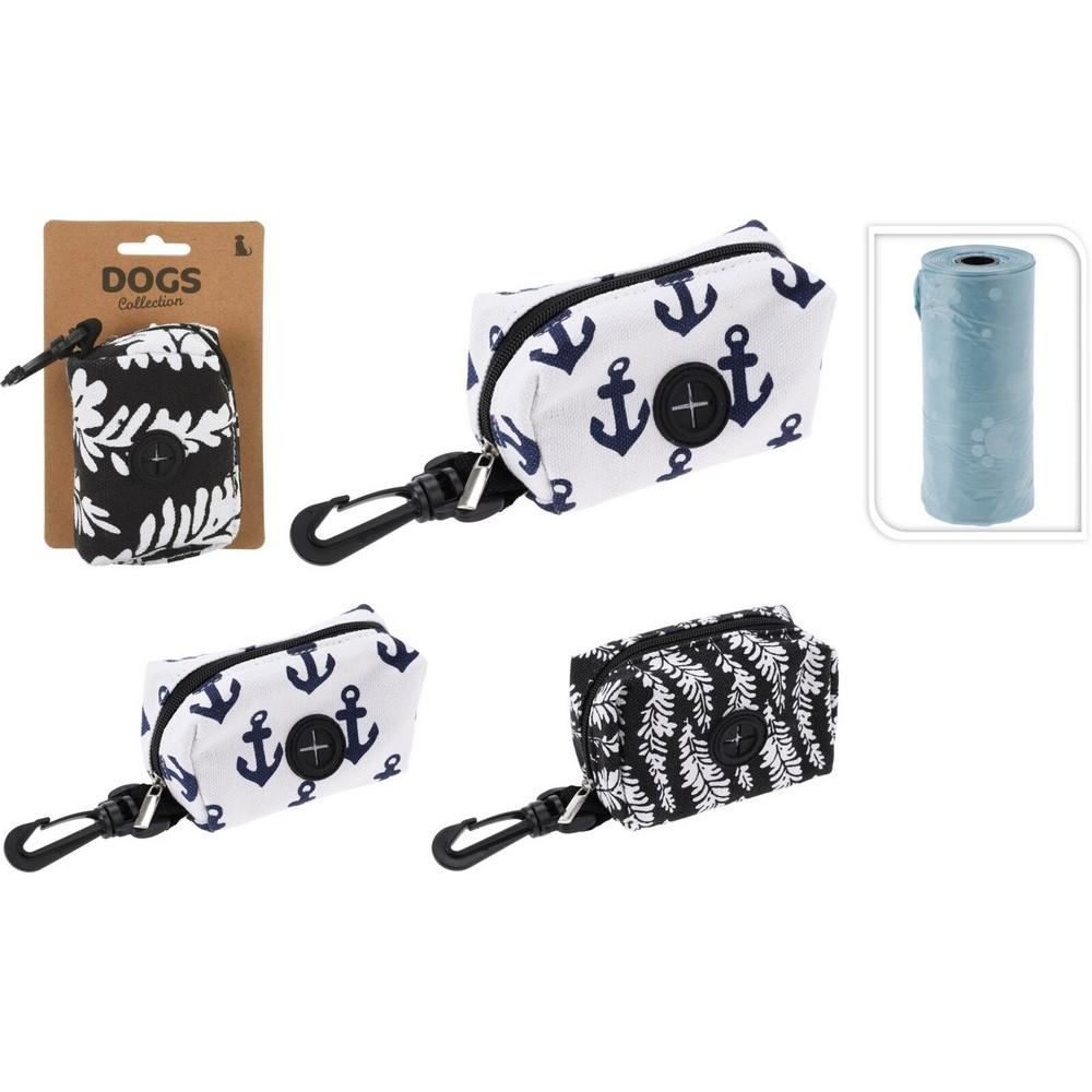 Držák na sáčky pro psa s 15 sáčky