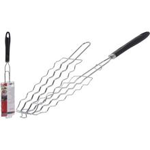 AKCIA! Rošt na gril KLOBÁSA CHROM. 9X21X53CM BBQ C83500830 - Grilovací potřeby, topení | FLORASYSTEM