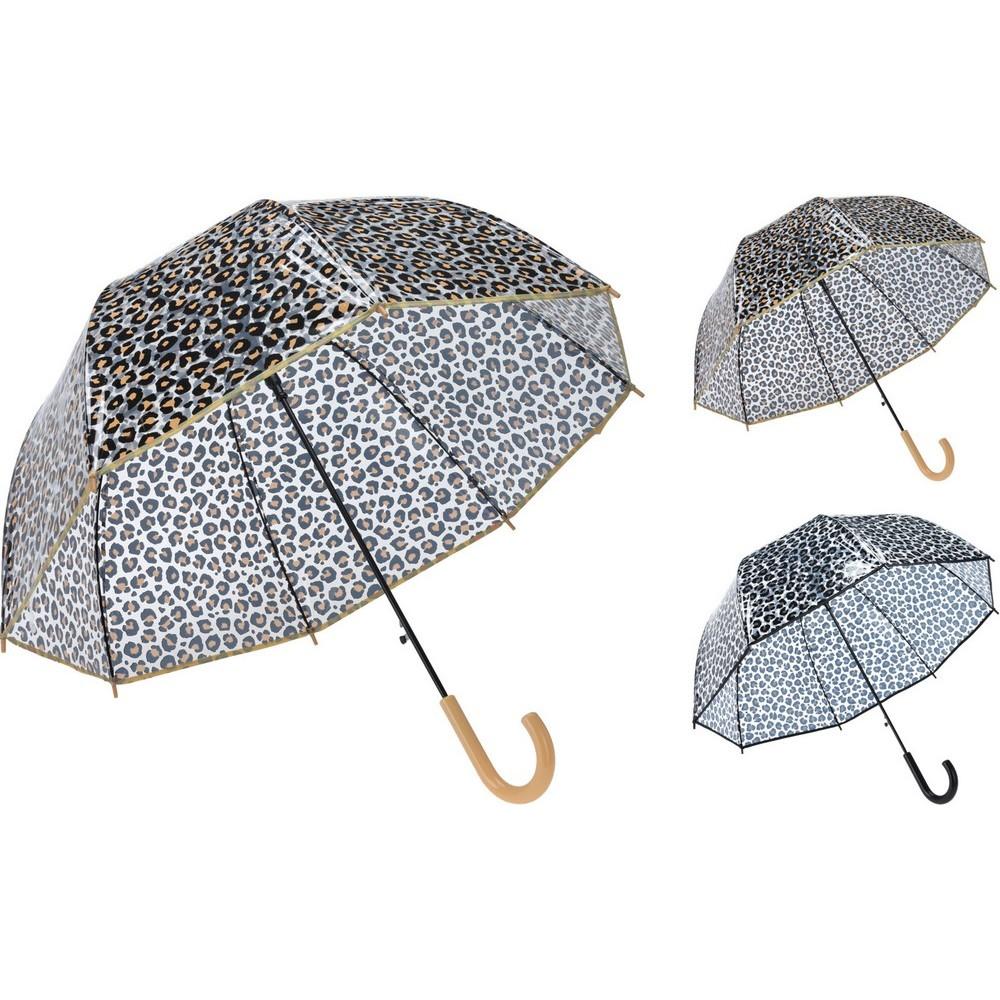 Deštník s leopardím vzorem, 85 cm.