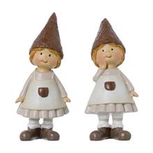 DIEVČATÁ BÉŽ/BIE,ZÁSTERA, HNE. KLOBÚK MIX POLY 5*4*11,8CM - Keramika 10- 25cm | FLORASYSTEM