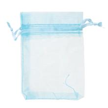 HY-3407 Organz. vrecko sv modrá15x23cm  - pytlík textil | FLORASYSTEM