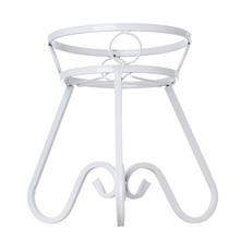 KW092 STOJAN NA KVĚT BÍLÝ 30CM - Stojan pod květináč | FLORASYSTEM