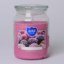 VOŇ.V SKLE S VRCHN.MRAZ.JAHODY 500GR/snd99-314/ 15cm - FLORASYSTEM