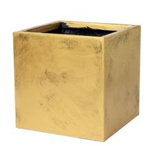 88.058.31 OBAL KVADRAT GOLD ECOLITE 31XV31CM - Obal metal | FLORASYSTEM