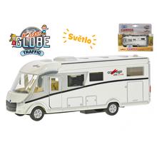 Karavan 16cm, na natiahnutie, na batérie so svetlom - Autíčka, motorky, vlaky, letadla | FLORASYSTEM