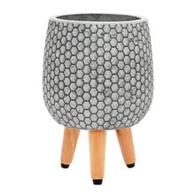 J53 OBAL NA NOŽIČKÁCH MIA ŠEDÁ 40H58CM L - Mrazuvzdorná | FLORASYSTEM