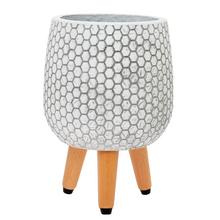 J54 OBAL NA NOŽIČKÁCH MIA ANTIK BIELA 21H29,6CM S - FLORASYSTEM