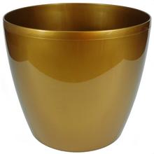 207 KVETINÁČ MAGNOLIA ZLATÝ 36xh31,6CM - Okrúhly dizajnový | FLORASYSTEM