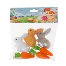 ZAJAČIKY + MRKVA S/6 6CM - FLORASYSTEM