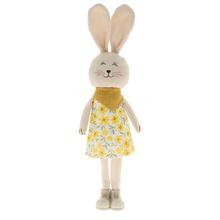 ZAJAČICA TEXTIL 10x6x39CM ŽLTÁ - Zajíčci | FLORASYSTEM