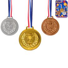 Medaila 6cm, set 3ks - Levné hračky | FLORASYSTEM
