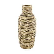 SUPER CENA VÁZA KERAM.HUSTÝ VZOR 14,5X14,5X33CM - Keramika jednobarevná interiérová | FLORASYSTEM