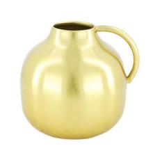 VÁZA Fľaša kovová s uchom 14x14x13,5cm / 111286 - FLORASYSTEM