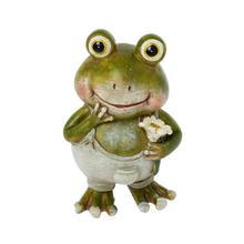 ŽABA V NOHAVICIACH POLYREZ 6x4,5x9CM  - Zvieratká do 15 cm | FLORASYSTEM