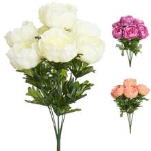 KYTICA PIVÓNIA x7 43CM MIX/3F - Pivoňka | FLORASYSTEM