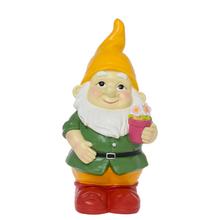 TRPASLÍK POLYREZ 15,5x13,5x30CM ŽLTÁ,ZEL,ČERV - Trpaslík | FLORASYSTEM
