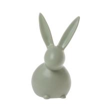 ZAJAC PORCELÁN 10,5x9,4x19CM ZELENÝ - FLORASYSTEM