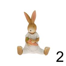 Keramické zajačiky sediaci mix