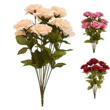 KYTICA RUŽA ČAJOVÁ x10 43CM MIX/3F - FLORASYSTEM