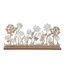 KVETY DREVO 30x13x4CM NATUR BIELE - Doplňky dřevěné | FLORASYSTEM