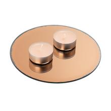 PODLOŽKA medená/zrkad./sklo pr.15cm SPECCHIO-ORO-D150 - FLORASYSTEM