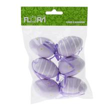 VAJÍČKA FAREBNÉ FIA S/6 PLAST 6CM  - FLORASYSTEM