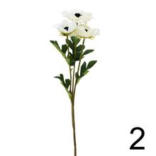 Umelé kvety Anemone s tromi hlavami v mixe farieb.