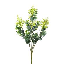 ZELEŇ DROB.LÍSTKY ZELENO-BIELA 34CM - FLORASYSTEM