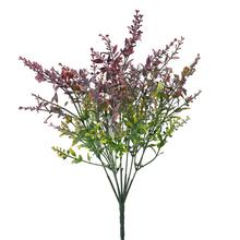 ZELEŇ DROB. LÍSTKY ZELENO-RUŽOVO-FIALOVÉ 35CM - FLORASYSTEM