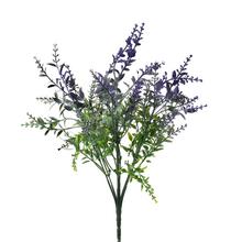 ZELEŇ DROB. LÍSTKY ZELENO - FIALOVÁ 35CM - Zápich růžový, fialový | FLORASYSTEM