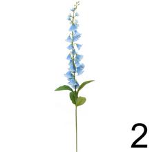 Umelé kvety zvonček v mixe bielej a modrej farby, 95 cm.