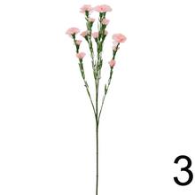Umelé karafiáty v mixe farieb, 61 cm vysoké.