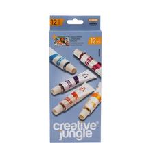 pevná cena Farby temperové Premium 12ml/12 farieb //305.2704.00 - Psaní, rýsování, geometrie | FLORASYSTEM